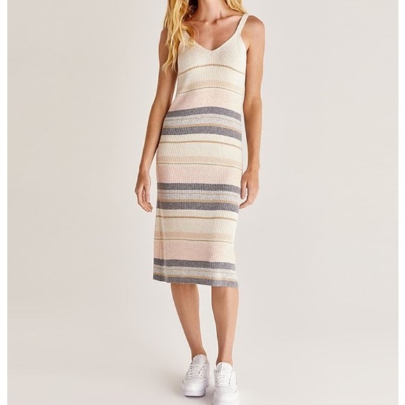 NWT Z Supply Malibu Stripe Sweater Dress Size Small - Picture 1 of 9